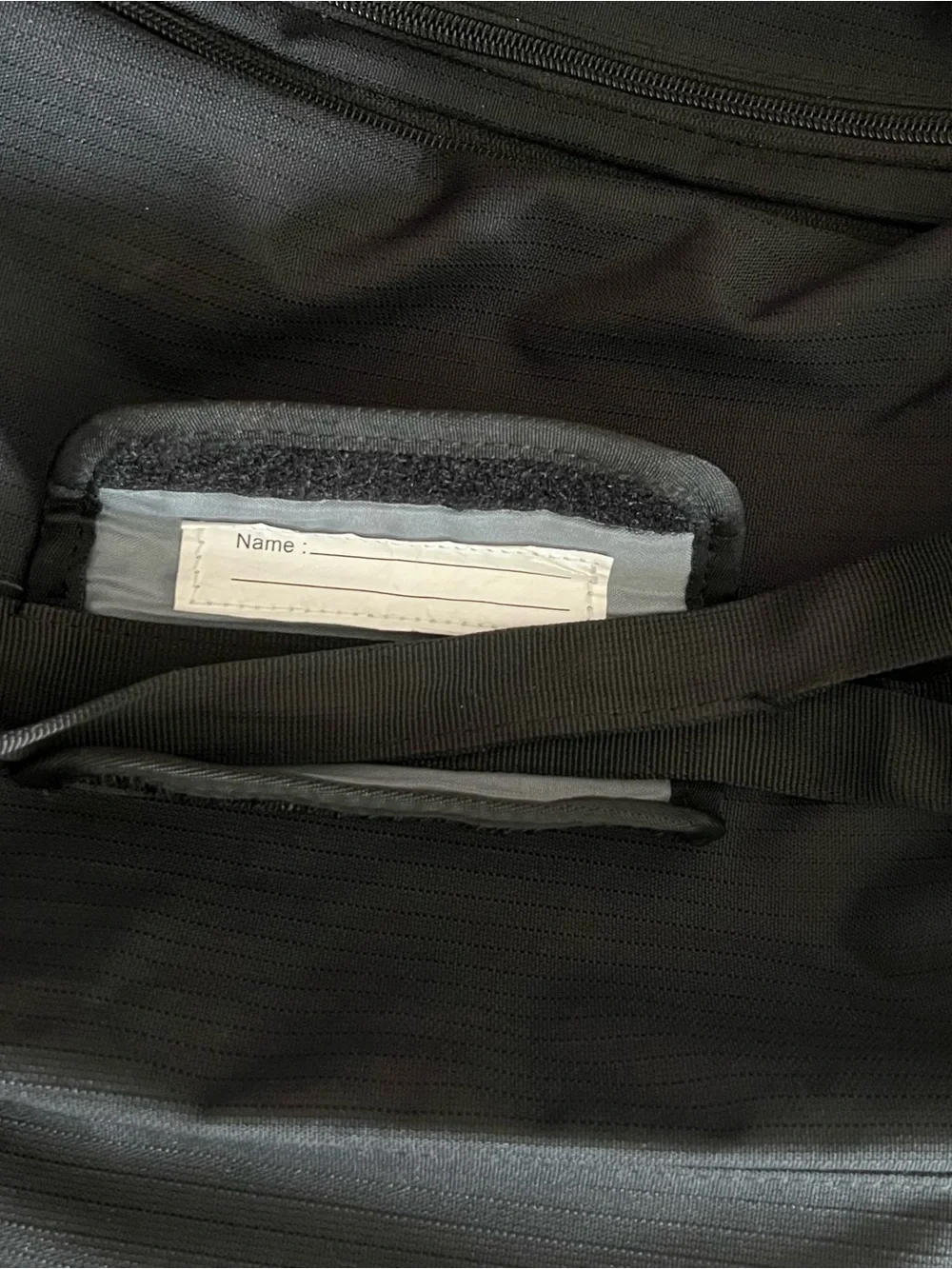 Nike Black Duffle Bag with White Logo